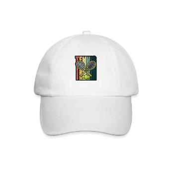 Joueur de tennis présent Tennis Club Coach Sport - Casquette classique - blanc/blanc - Devant
