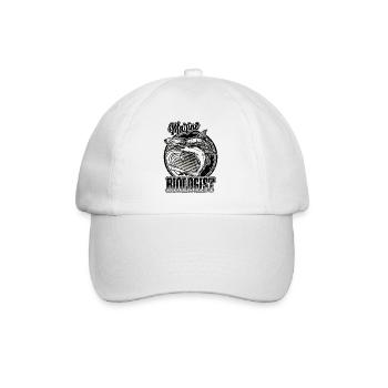 Biologiste marin Requin-marteau Biologie marine - Casquette classique - blanc/blanc - Devant