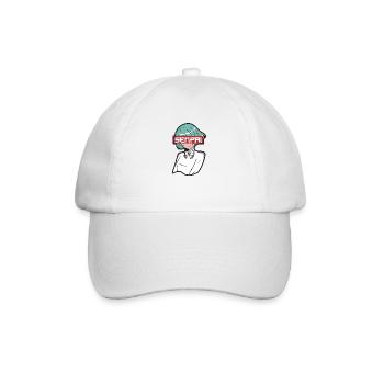 Anime Fan Präsent Japanischer Zeichentrick Cosplay - Baseballkappe - Weiß/Weiß - Vorne
