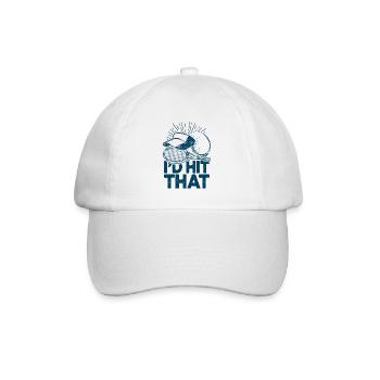 I'd Hit That Funny Tennis Retro Tennis Player - Baseball Cap - white/white - Front