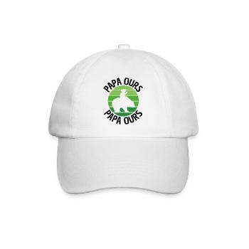 Daddy bear - Baseball Cap - white/white - Front