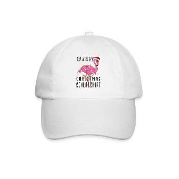 Flamingo Chemise de nuit de Noël - Casquette classique - blanc/blanc - Devant