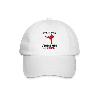 cadeau karaté art martial pour joueur de karaté - Casquette classique - blanc/blanc - Devant