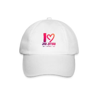 J’adore le Jiu Jitsu - Casquette classique - blanc/blanc - Devant