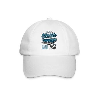 I'm Not Old I'm Classic Car Vintage Born In 1938 - Baseball Cap - white/white - Front