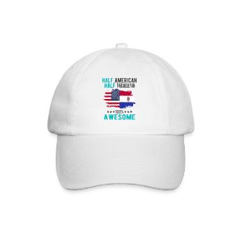 Moitié américain moitié paraguayen - Casquette classique - blanc/blanc - Devant