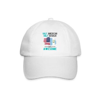 Moitié américain moitié guatémaltèque - Casquette classique - blanc/blanc - Devant