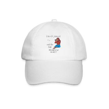 I'm 13 - Girl Bird Watching - Baseball Cap - white/white - Front