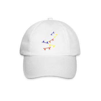 Skateboard Skaters - Casquette classique - blanc/blanc - Devant