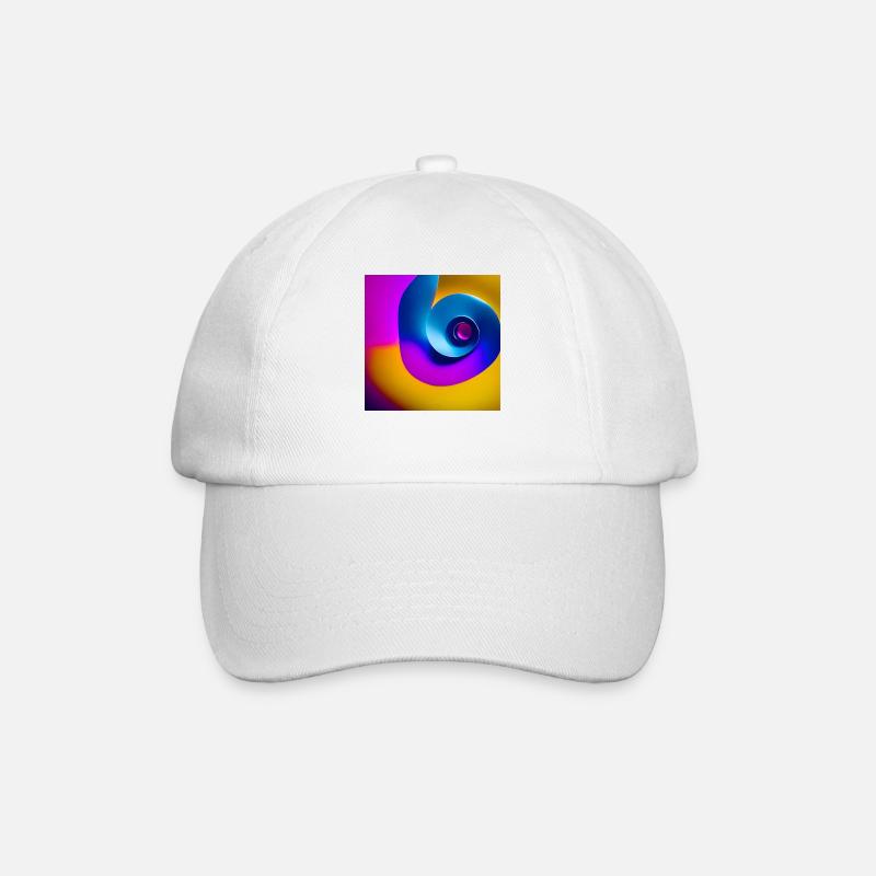 Spirale de couleur - Casquette classique - blanc/blanc