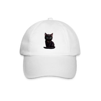 Cadeau chaton chat - Casquette classique - blanc/blanc - Devant
