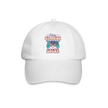 Annonce Bébé Surprise 2024 Future Grande Soeur - Casquette classique - blanc/blanc - Devant