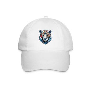 Tête d’ours polaire Ours polaire - Casquette classique - blanc/blanc - Devant