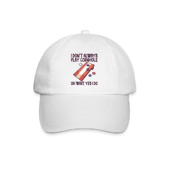 Jeu de Cornhole Tenue de trou de maïs avec Cornhole - Casquette classique - blanc/blanc - Devant