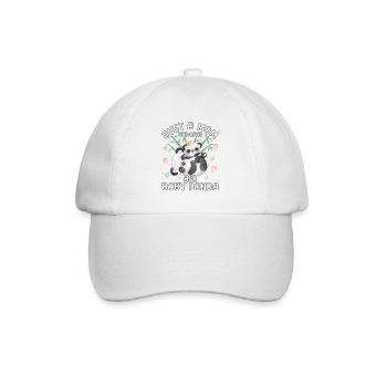 Mom Panda Love Just A Mom Who Loves - Baseball Cap - white/white - Front