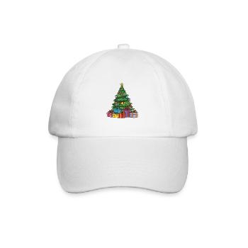 Christmas Tree Xmas Christmas - Baseball Cap - white/white - Front