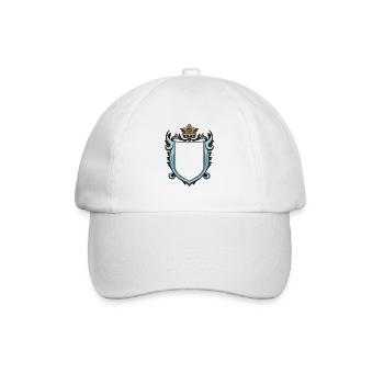 Coat of Arms Royal Ornaments Symbol - Baseball Cap - white/white - Front