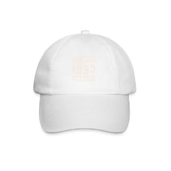 made in 1993 and looking this good - Baseball Cap - white/white - Front