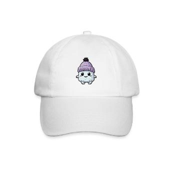 Eskimo Erkältung Winter Kreatur - Baseballkappe - Weiß/Weiß - Vorne