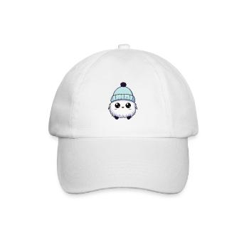 Eskimo Erkältung Winter Kreatur - Baseballkappe - Weiß/Weiß - Vorne