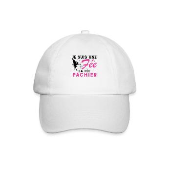Je suis une fée la fée pachier Cadeau Humoristique - Casquette classique - blanc/blanc - Devant