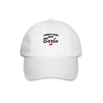 Barbu Assorti Humour Couple Cadeau St Valentin - Casquette classique - blanc/blanc - Devant