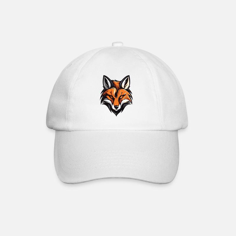 Tête de renard - Casquette classique - blanc/blanc