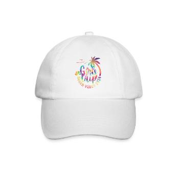 Girl Weekend Girls Trip Beach Vibes 2024 - Baseball Cap - white/white - Front