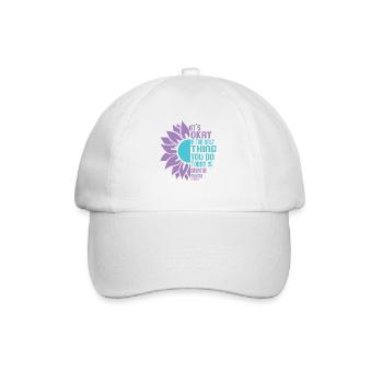 Sensibilisation à la prévention du suicide - Casquette classique - blanc/blanc - Devant
