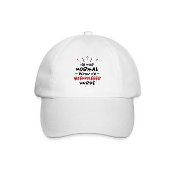 Altenpfleger Spruch Lustiges Altenpfleger Geschenk - Baseballkappe - Weiß/Weiß - Vorne