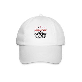 Informatiker Spruch Lustige Programmierer Geschenk - Baseballkappe - Weiß/Weiß - Vorne