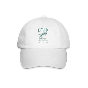 Tokay Gecko Streetwear Gardien de lézard - Casquette classique - blanc/blanc - Devant