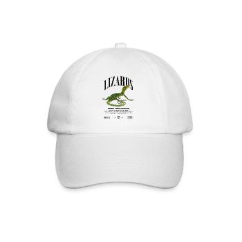 Moniteur d’arbre vert Streetwear gardien de lézard - Casquette classique - blanc/blanc - Devant