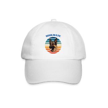 Soulmate Dog - Baseball Cap - white/white - Front