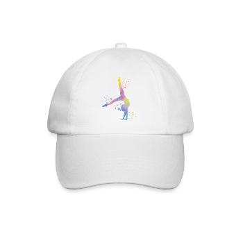Gymnaste avec clubs de gymnastique rythmique - Casquette classique - blanc/blanc - Devant