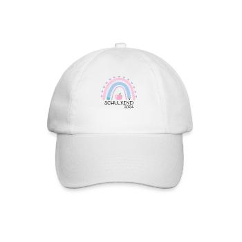 Start of school enrollment school child 2024 - Baseball Cap - white/white - Front