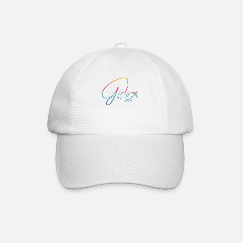 Week-end des filles Voyage entre filles 2024 - Casquette classique - blanc/blanc