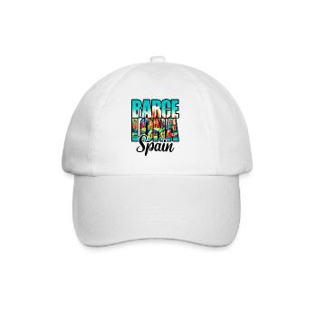 Voyage Espagne Ville Barcelone - Casquette classique - blanc/blanc - Devant