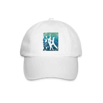 Salsero Und Salsera Salsa-tanzfestival - Baseballkappe - Weiß/Weiß - Vorne