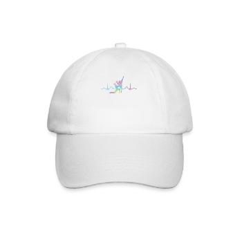 Ballerine Danse Heartbeat Ekg Ballerine - Casquette classique - blanc/blanc - Devant