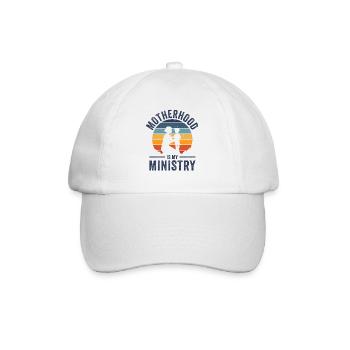 La maternité est mon ministère - Casquette classique - blanc/blanc - Devant
