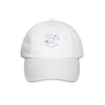 Piscine Girl Licorne Floatie Piscine - Casquette classique - blanc/blanc - Devant
