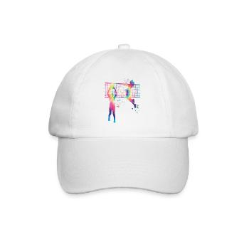 Joueurs de volley-ball Enfants Beach Volley - Casquette classique - blanc/blanc - Devant
