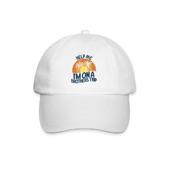 Frères et sœurs, je suis sur le chemin d’un frère - Casquette classique - blanc/blanc - Devant