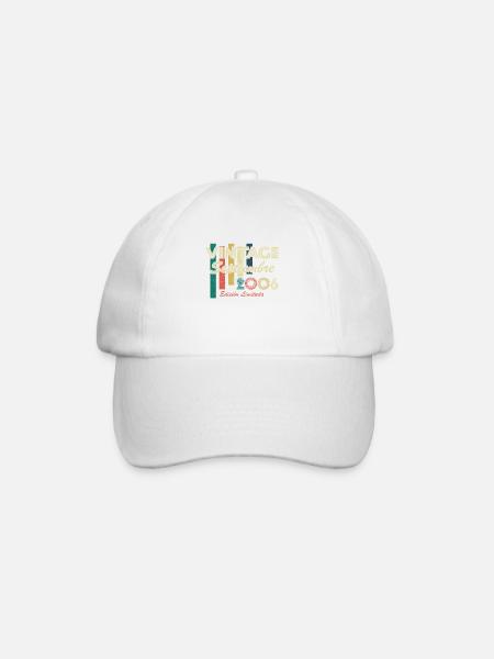 Septembre 2006 Rétro Vintage Cadeau d’anniversaire - Casquette classique - blanc/blanc