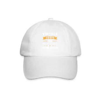 30 Jahre Vinatge 1994 Geburtstagsgeschenk - Baseballkappe - Weiß/Weiß - Vorne