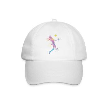 Joueurs de volley-ball Enfants Beach volley - Casquette classique - blanc/blanc - Devant