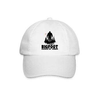 Bigfoot Grabbed My Wiener, Funny - Casquette classique - blanc/blanc - Devant