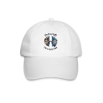 Hiboux mon hibou de la Saint-Valentin - Casquette classique - blanc/blanc - Devant