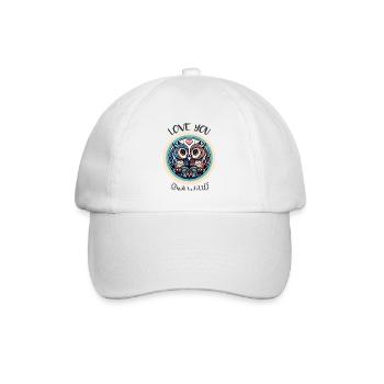 Hiboux mon hibou de la Saint-Valentin - Casquette classique - blanc/blanc - Devant